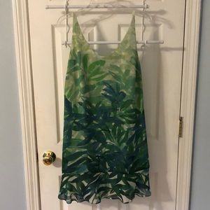 CAbi adjustable strap lightweight sundress perfect for an island vacation!